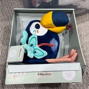 Blue and Yellow Toucan Plush Toy